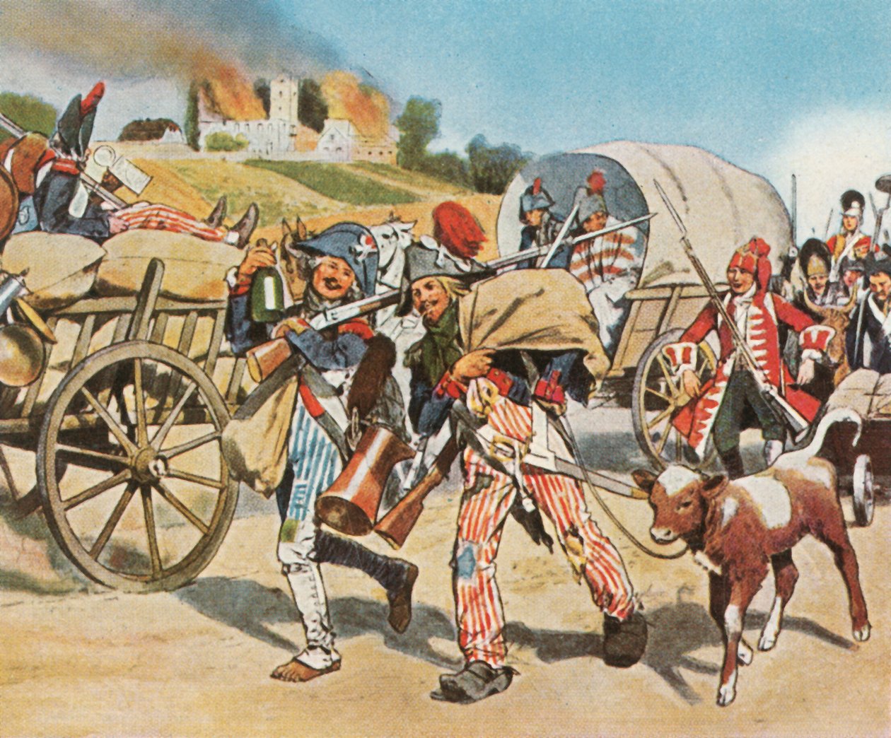 Żołnierze Rewolucji Francuskiej w Pfalz, 1793, 1936. autorstwa Unbekannt