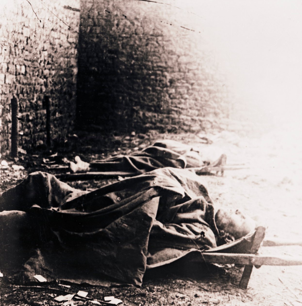 Żołnierze na noszach, c1914-c1918 autorstwa Unbekannt