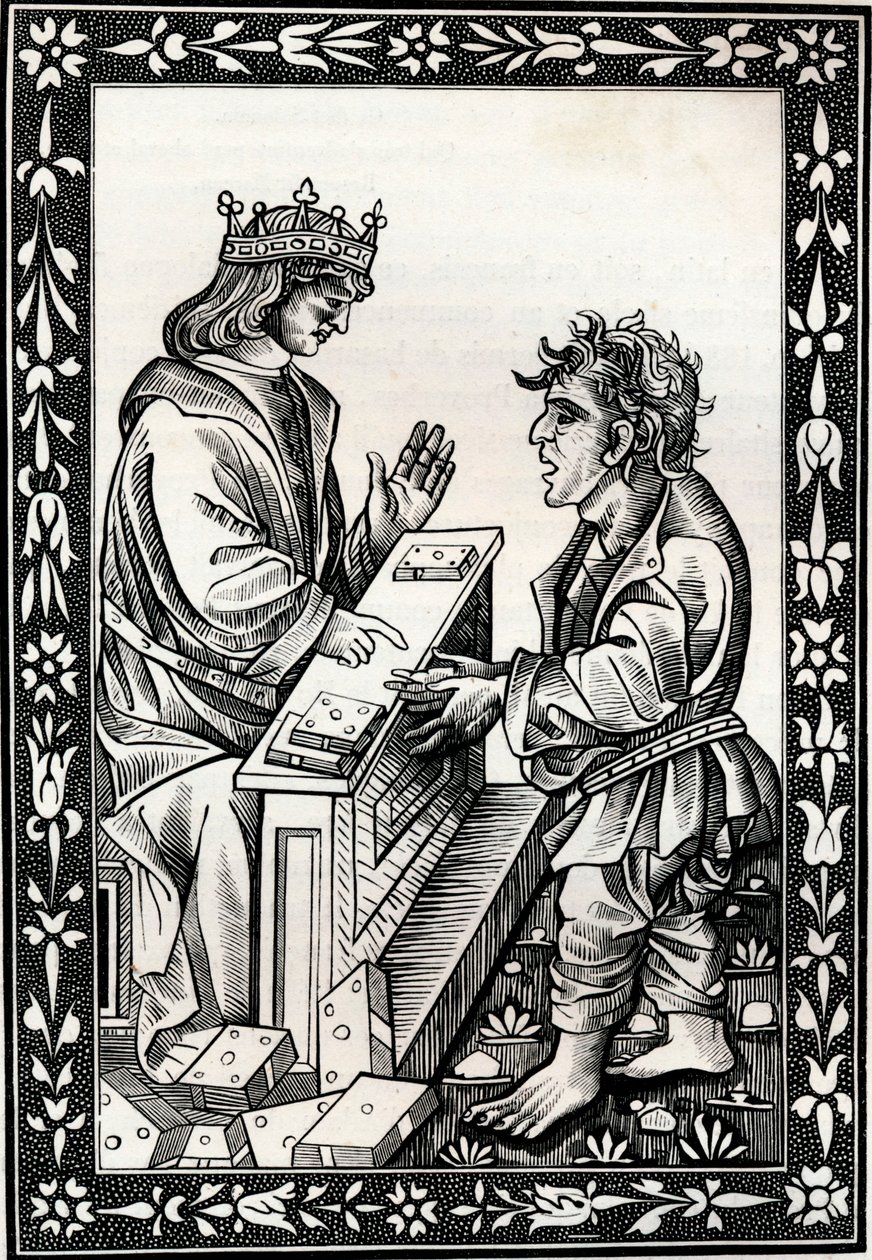 Salomona i Marcoula, XV w., 1849 r. autorstwa Unbekannt