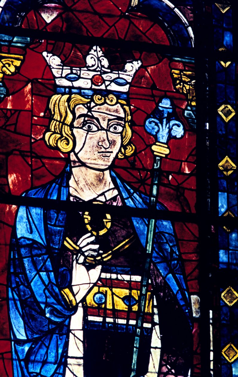 Salomon, witraż, katedra w Chartres, Francja, 1194-1260 autorstwa Unbekannt