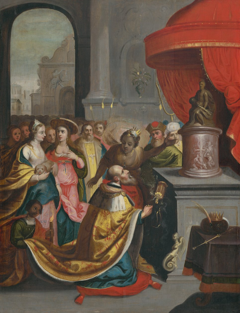Idolatria Salomona autorstwa Unbekannt