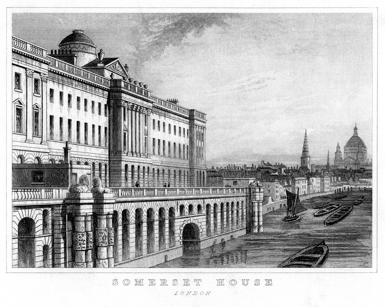 Somerset House, Westminster, Londyn autorstwa Unbekannt