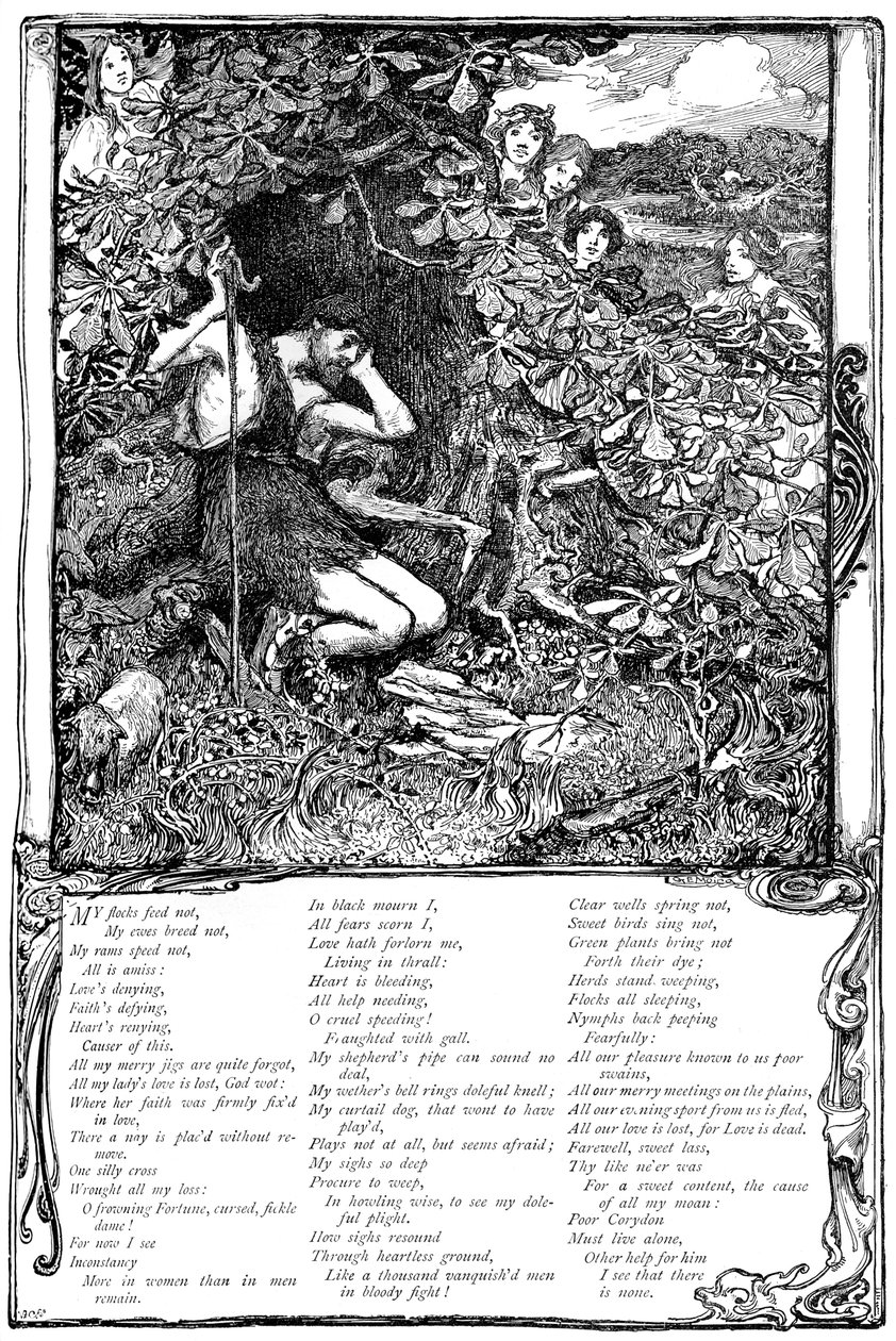 Piosenka z „Namiętnego pielgrzyma” Szekspira, 1895 autorstwa Unbekannt