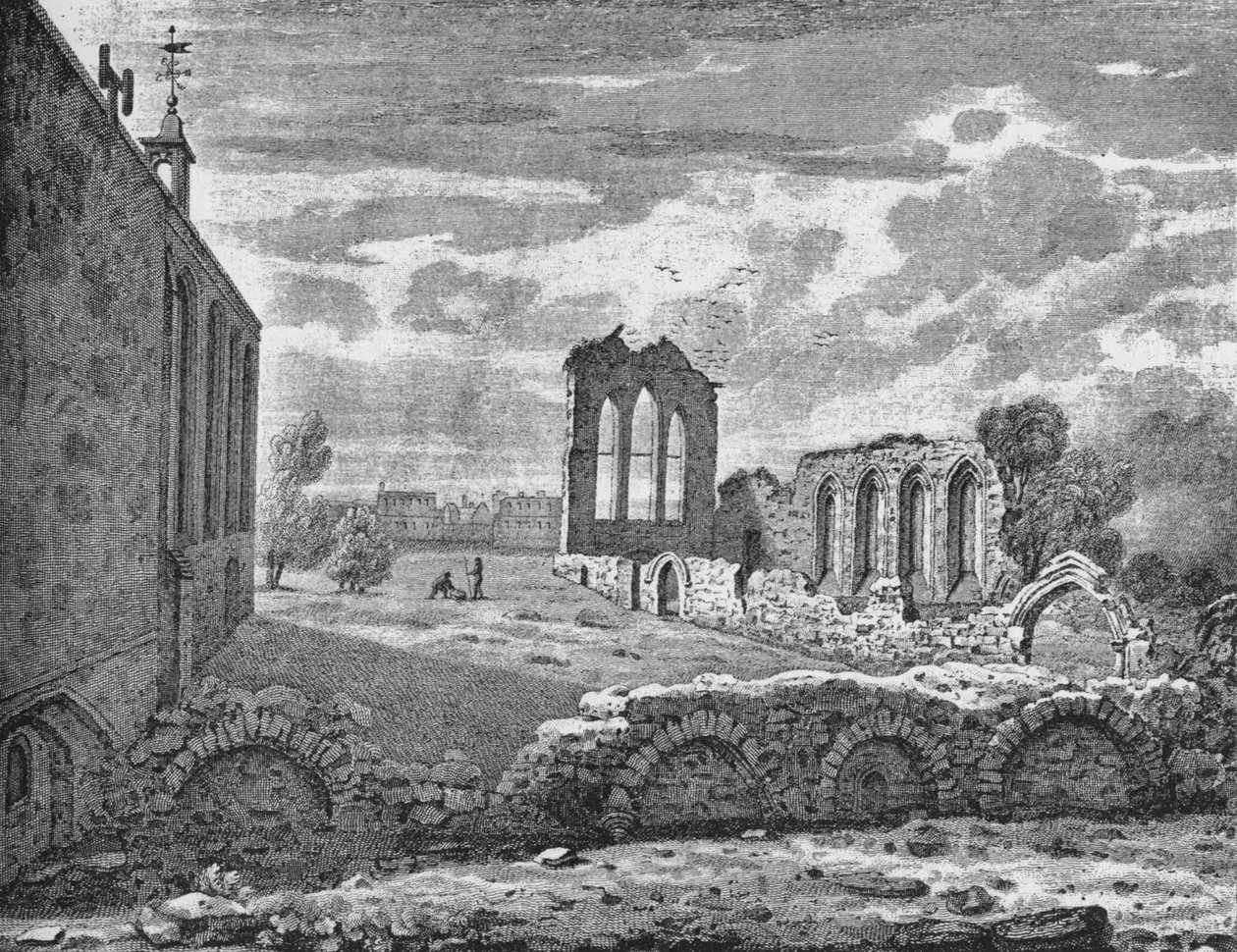 Widok południowo-wschodni klasztoru św. Heleny, Bishopsgate, City of London, c1819 1906 autorstwa Unbekannt