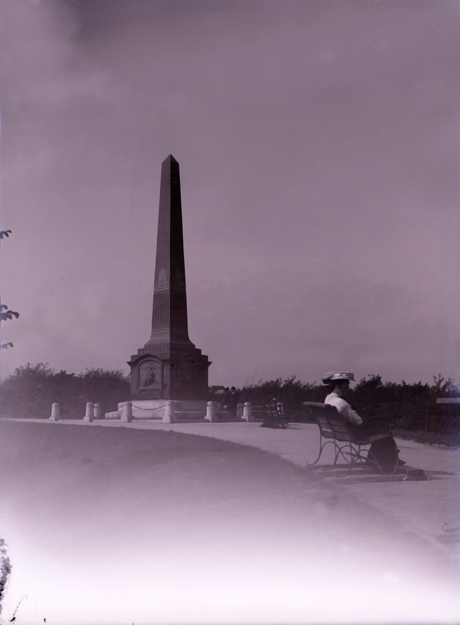 Pomnik wojny południowoafrykańskiej, Plymouth, Devon, c1910. autorstwa Unbekannt