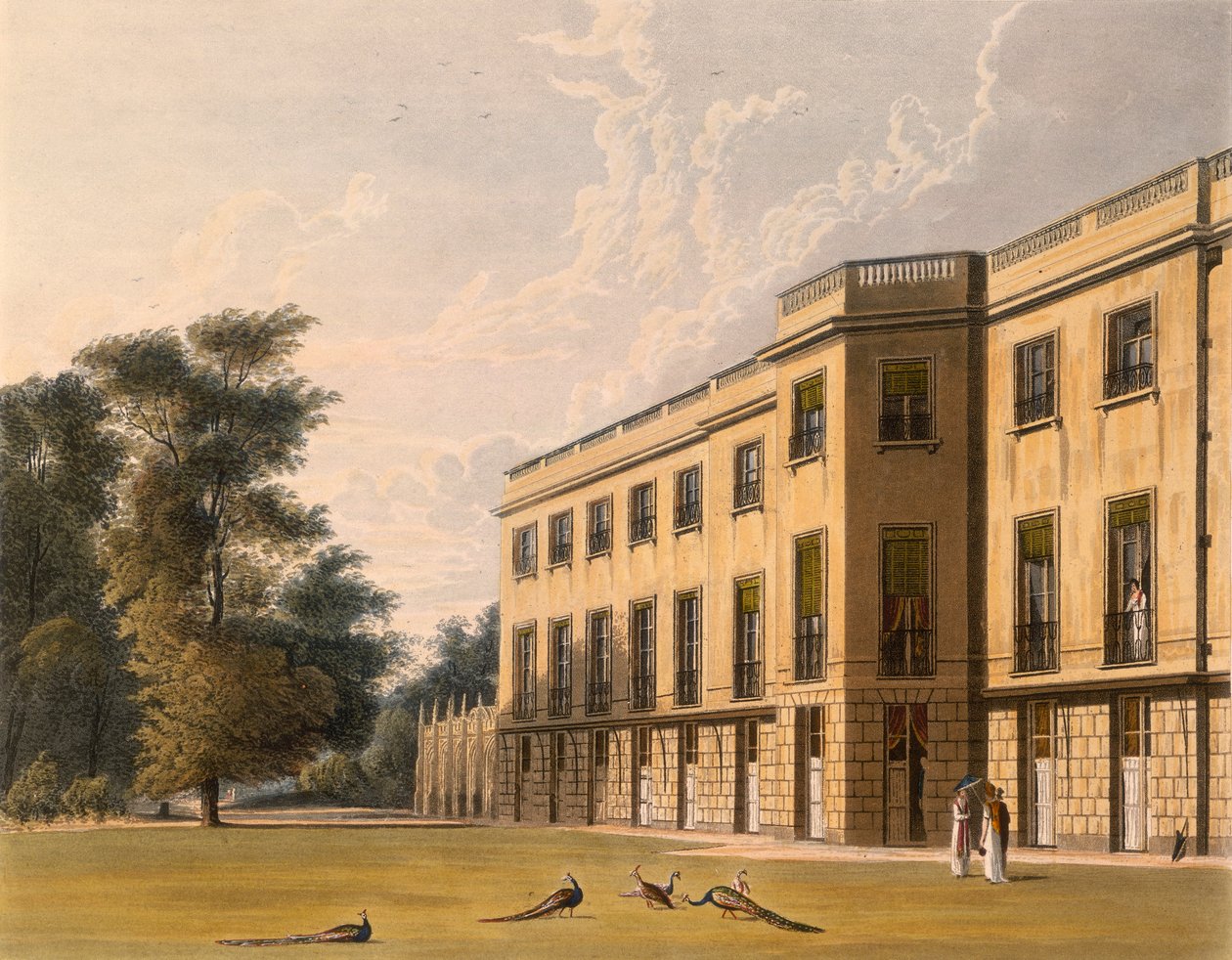Południowe wejście do Carlton House, Westminster, Londyn autorstwa Unbekannt