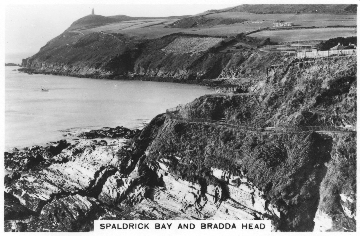 Spaldrick Bay i Bradda Head, Wyspa Man, 1937 autorstwa Unbekannt