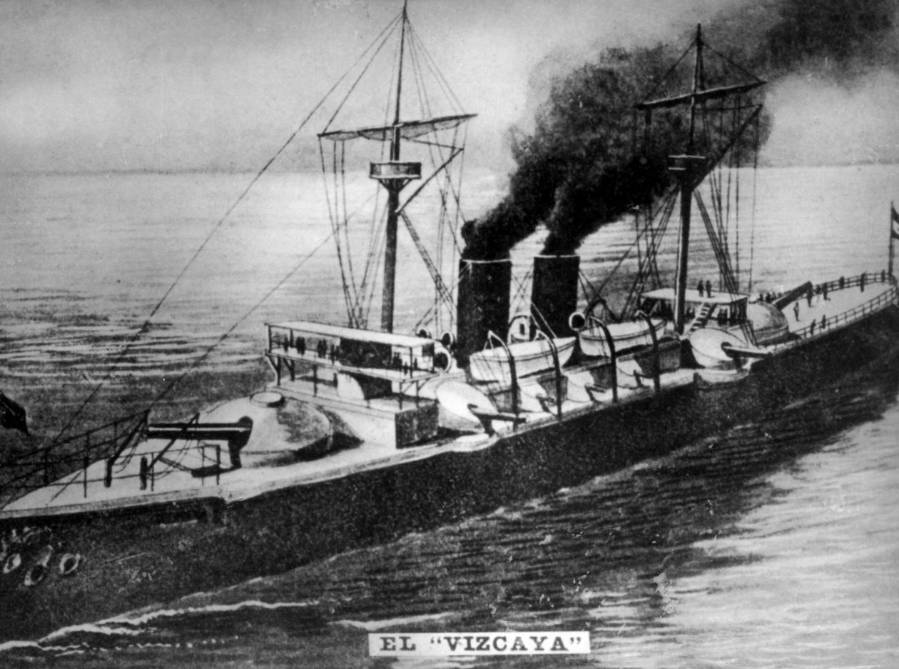 Hiszpański pancernik Viscaya, lata 1898, lata 20. autorstwa Unbekannt