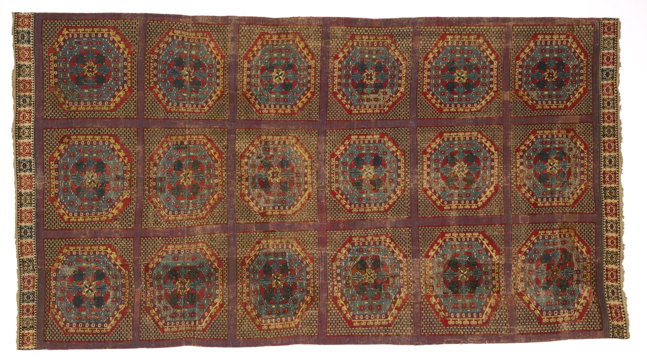 Dywan Hiszpański z Wzorem Tureckim, ok. 1900 r. 1450-1500. autorstwa Unbekannt