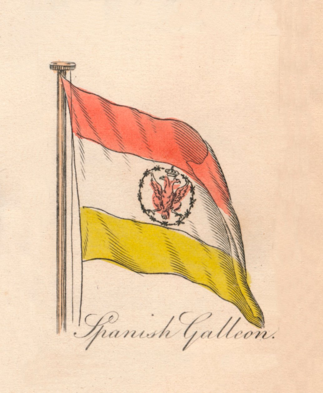 Galeon Hiszpański, 1838 autorstwa Unbekannt