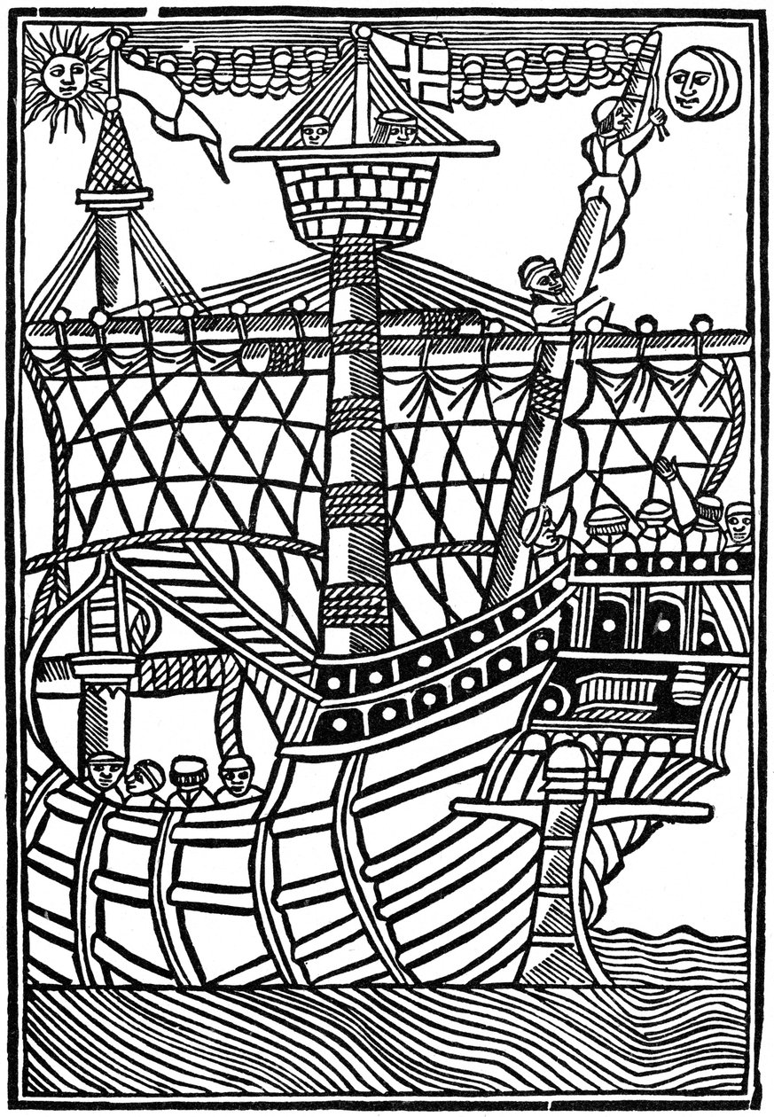 Hiszpańska karawela, 1439 1964 autorstwa Unbekannt