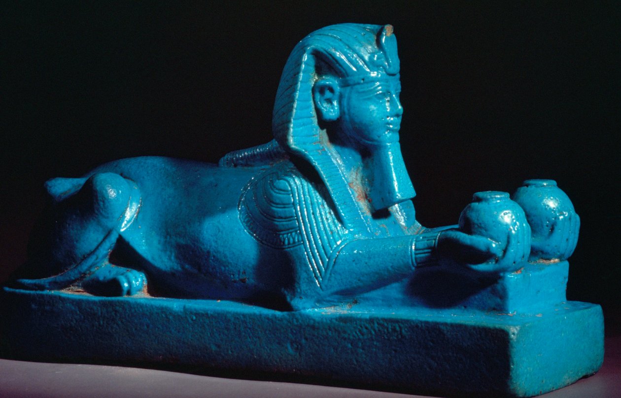 Sfinks Amenhotepa III, XV-XIV wiek pne autorstwa Unbekannt