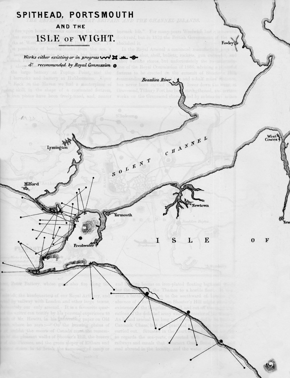 Spithead, Portsmouth i Isle of Wight, 1884 autorstwa Unbekannt