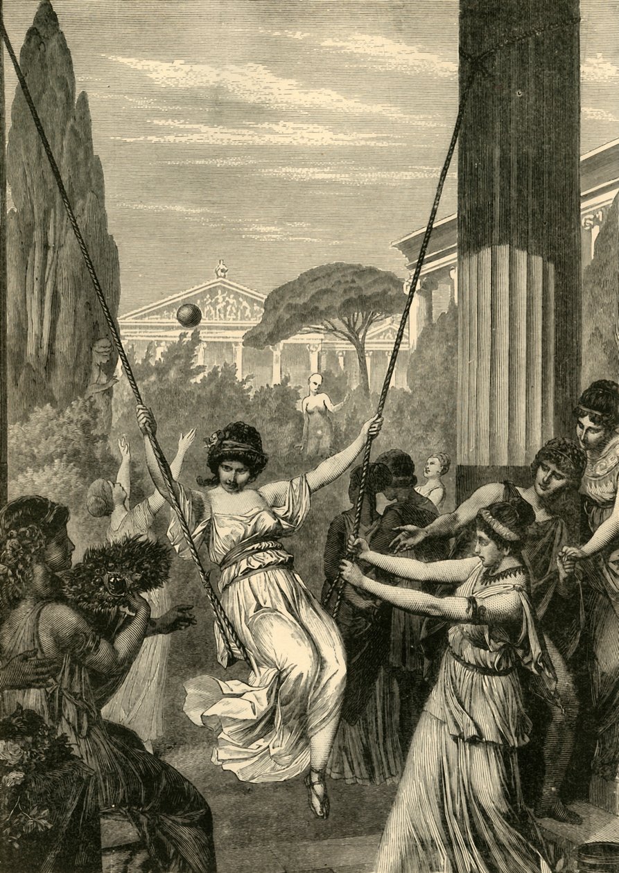 Sport greckich dziewcząt, 1890. autorstwa Unbekannt