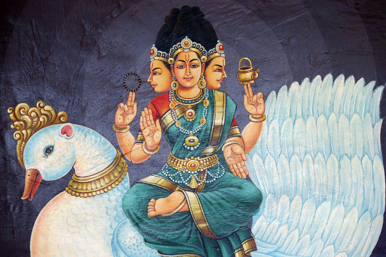 Hinduska świątynia Sri Mrimam. Co to jest hinduizm? Sri Brahmi Singapur autorstwa Unbekannt