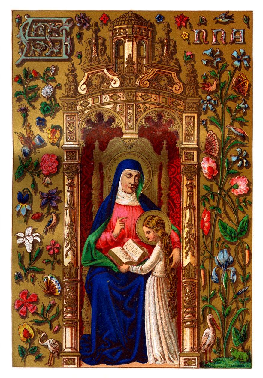 Św. Anna, 1886 r. autorstwa Unbekannt