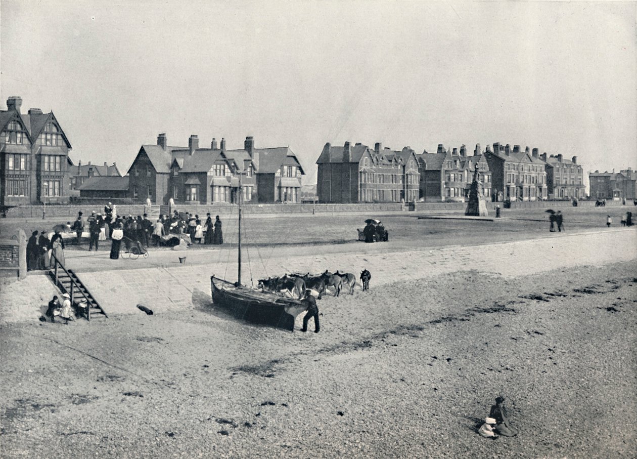 Św. Annes-On-Sea – Promenada Południowa, 1895 autorstwa Unbekannt