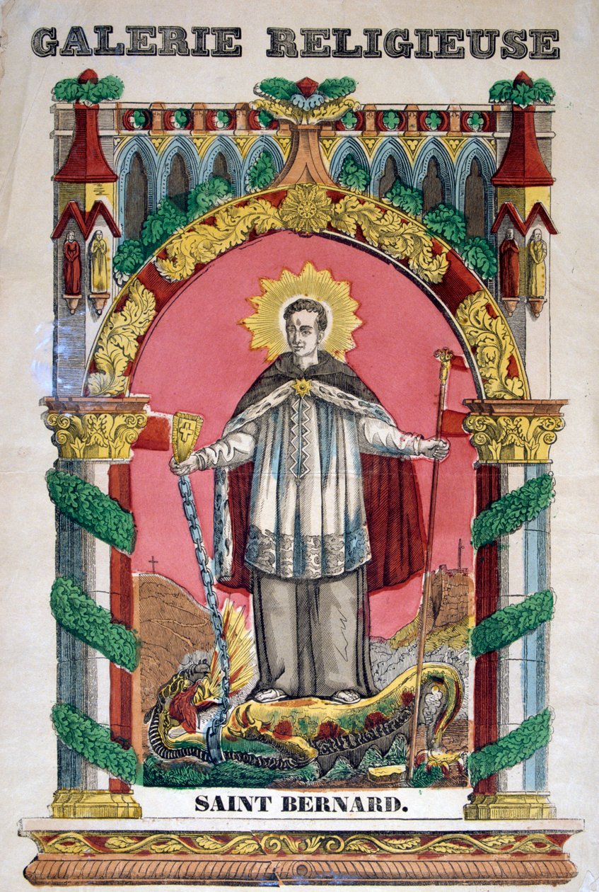 Św. Bernard z Clairvaux, XIX w. autorstwa Unbekannt