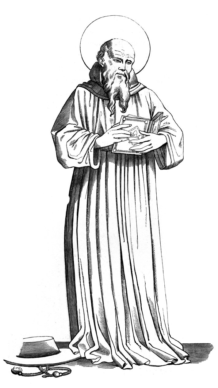 Św. Bonawentura, 1221-1274, XV wiek, 1849 autorstwa Unbekannt