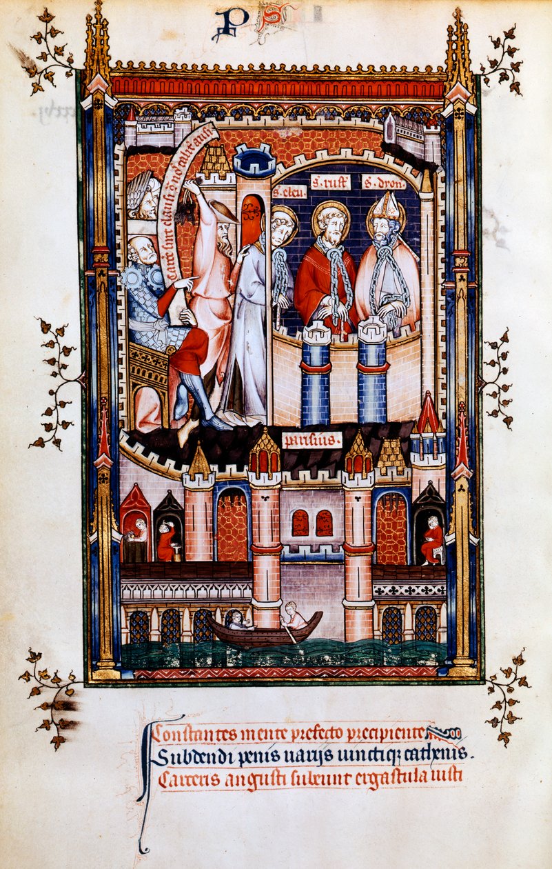 Św. Denis w łańcuchach, 1317 autorstwa Unbekannt