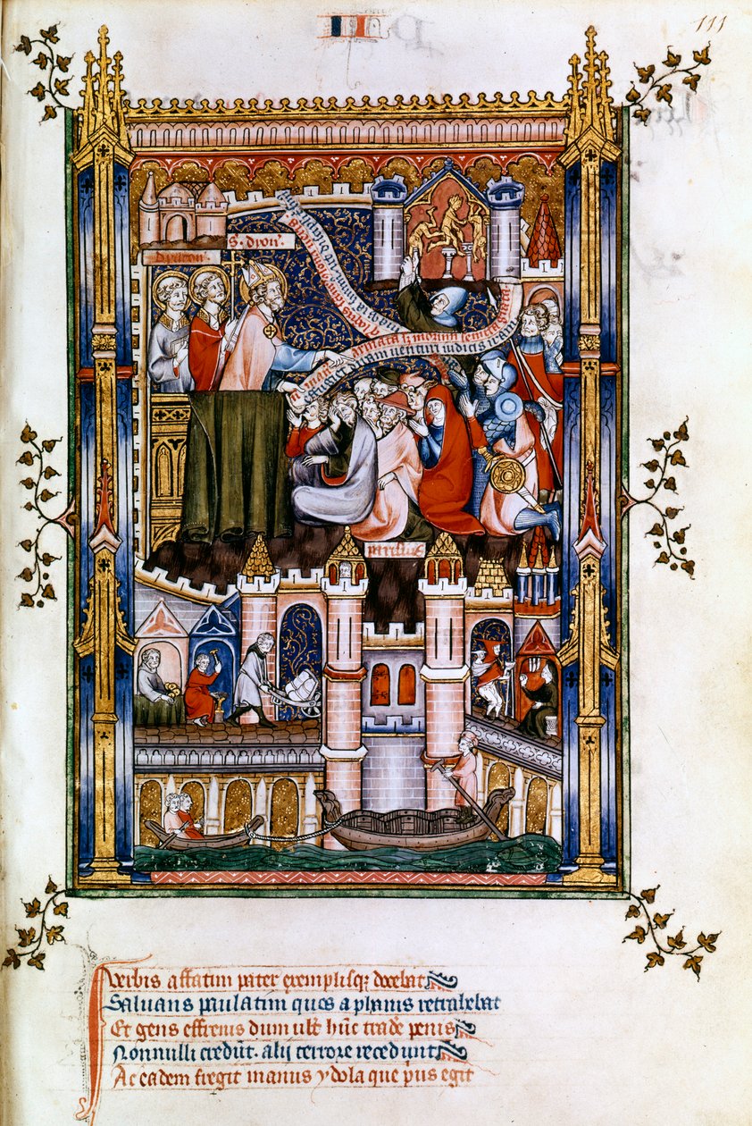 Głoszenie św. Denisa, 1317 autorstwa Unbekannt