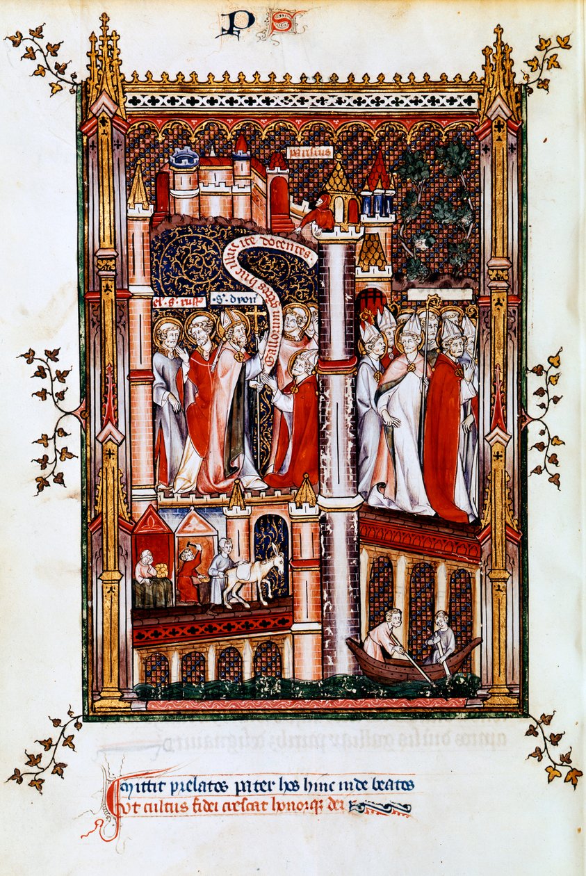 Św. Denis wysyła misjonarzy, 1317 autorstwa Unbekannt