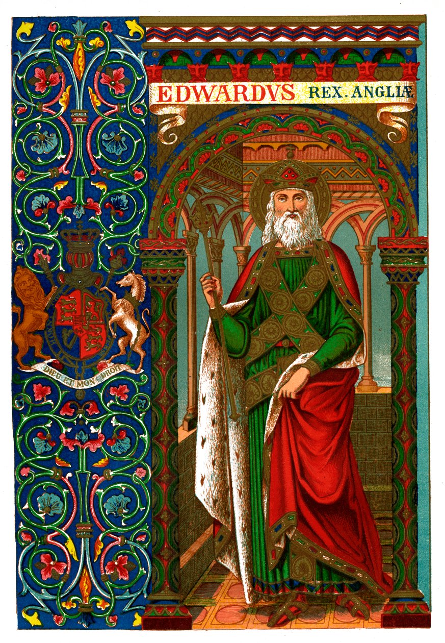 Św. Edward Wyznawca, 1886 r. autorstwa Unbekannt