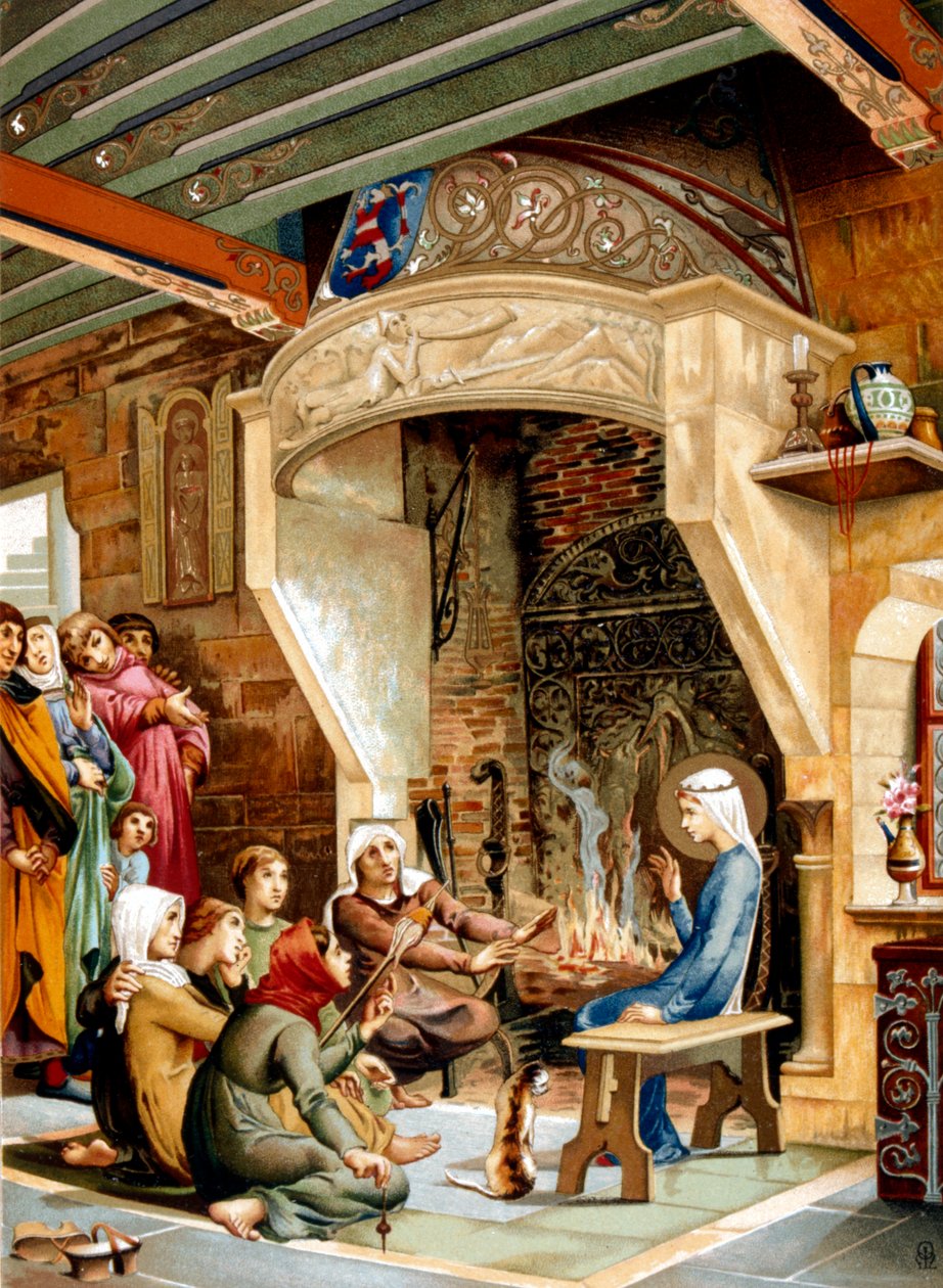 Św Elżbieta Węgierska, 1878 autorstwa Unbekannt