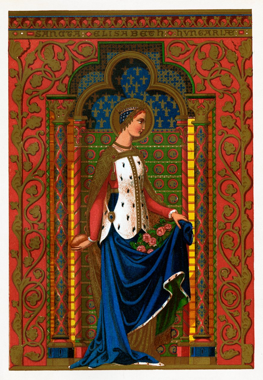 Św Elżbieta Węgierska, 1886 autorstwa Unbekannt