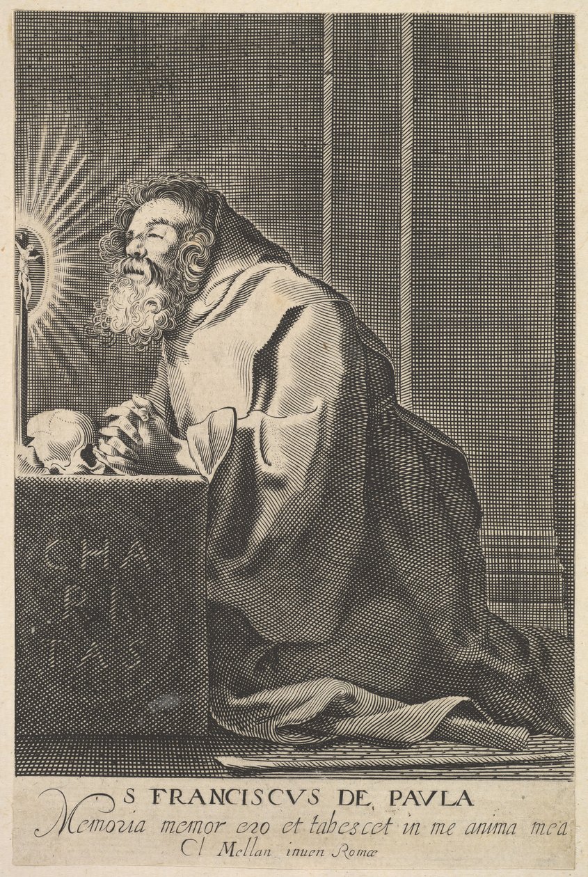 św. Franciszka a Paulo, po 1627 r. autorstwa Unbekannt