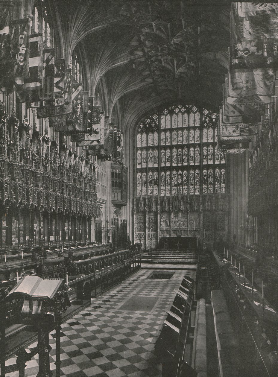 Kaplica św. Jerzego, Windsor, 1910 r. autorstwa Unbekannt