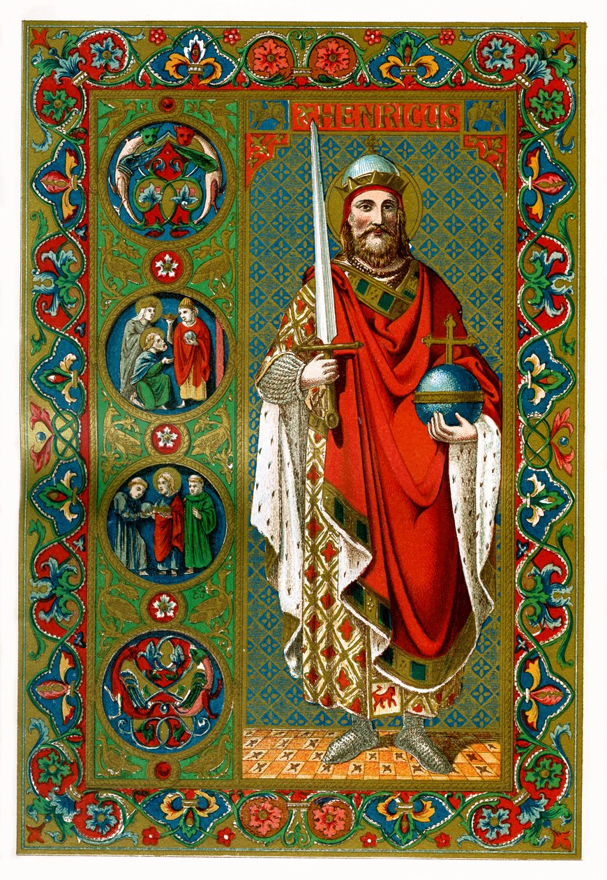 Św. Henryk, cesarz rzymski, 1886 r. autorstwa Unbekannt