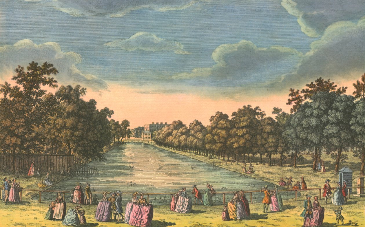 Park St James i Dom Buckingham, ok. 1763. autorstwa Unbekannt