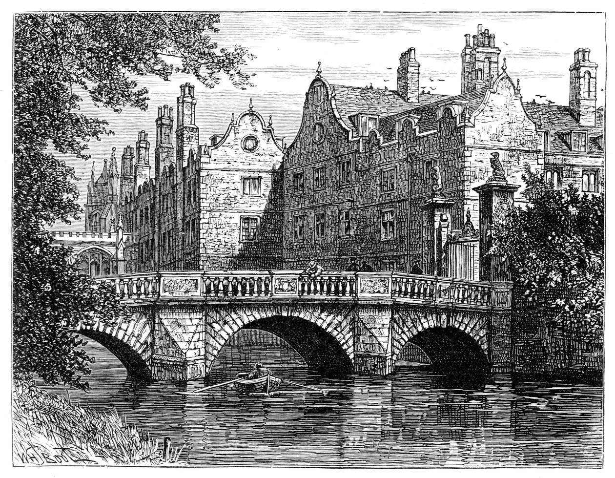 St Johns College, Cambridge, 1900 autorstwa Unbekannt