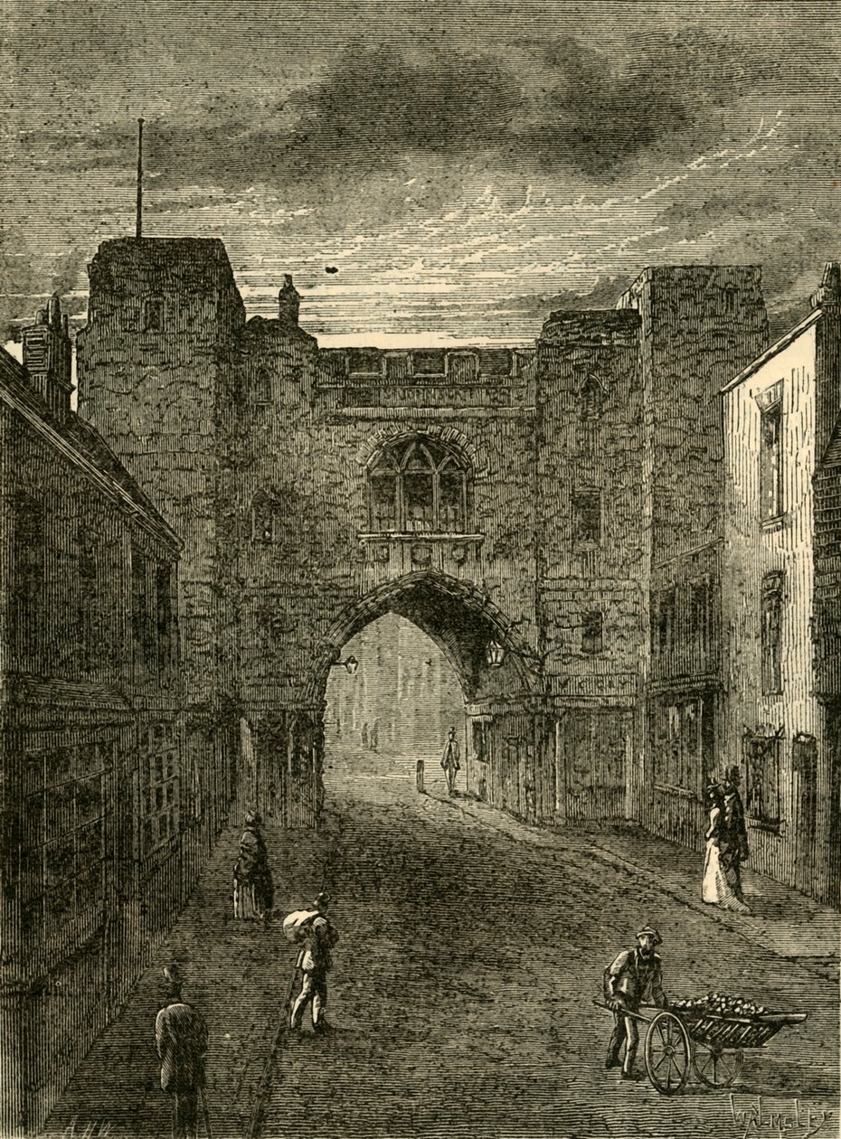 Brama św. Jana, Clerkenwell, ok. 1872 r. autorstwa Unbekannt
