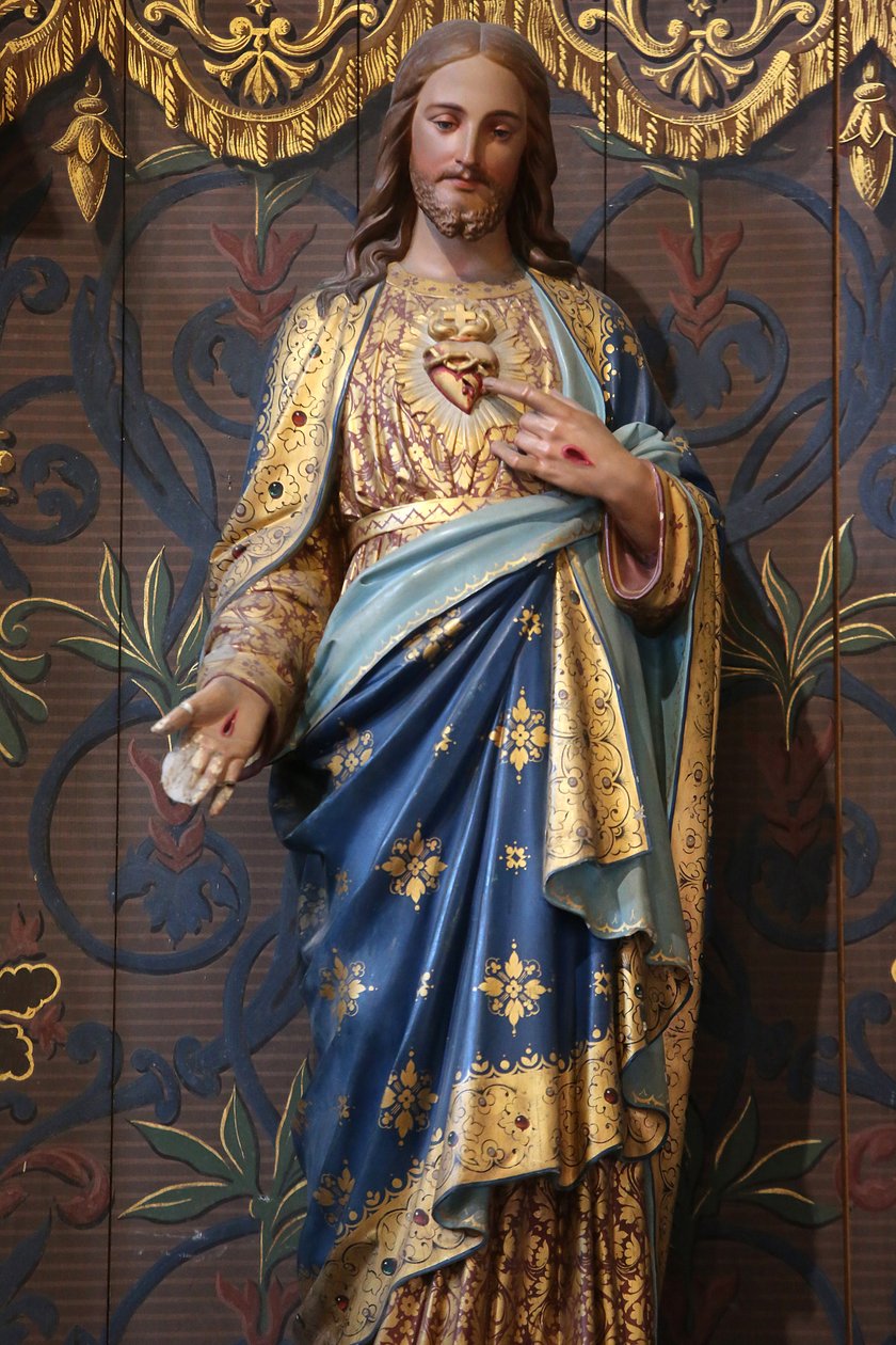Kościół katolicki św. Leonarda, Honfleur, Francja autorstwa Unbekannt