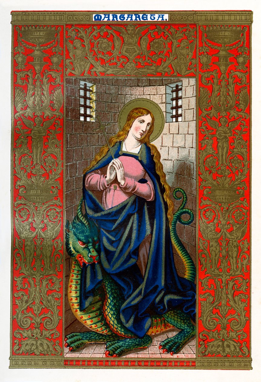 Św. Małgorzata, 1886 r. autorstwa Unbekannt