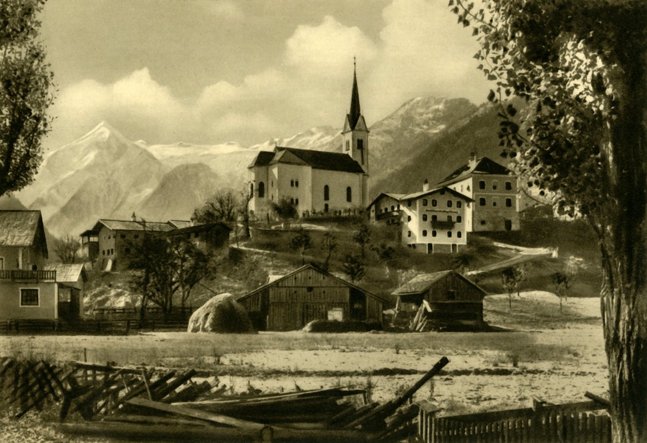 Kościół św. Małgorzaty, Kaprun, Austria, ok. 1935. autorstwa Unbekannt