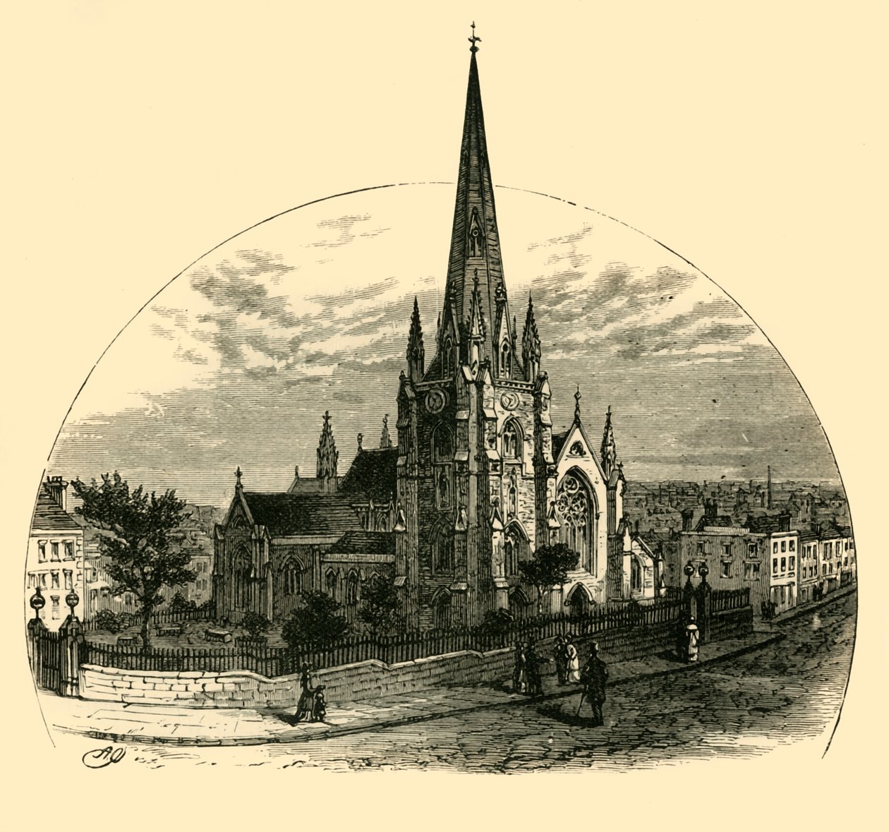 Kościół św. Marcina, 1898 r. autorstwa Unbekannt
