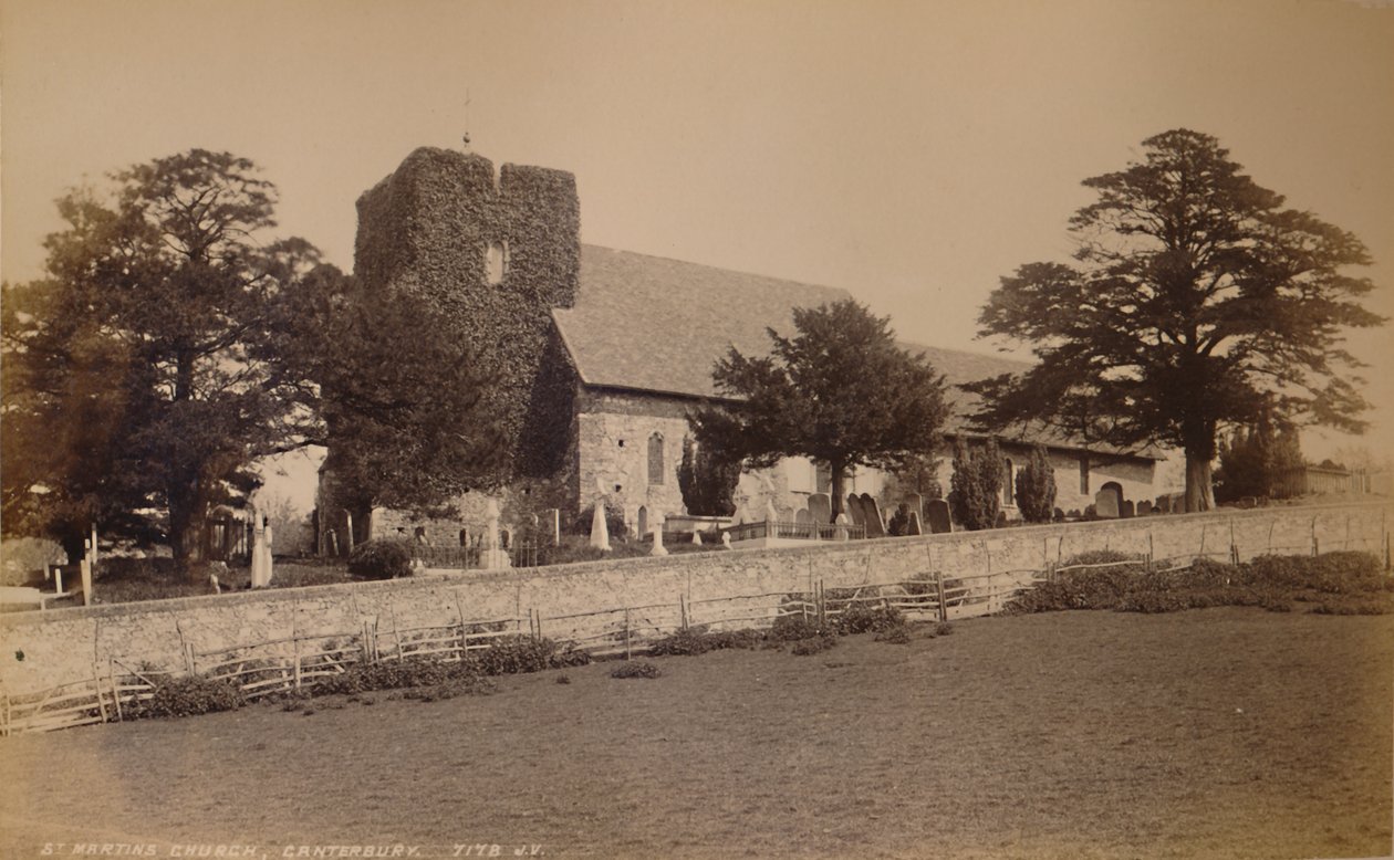 Kościół św. Marcina, Canterbury, 1929. autorstwa Unbekannt