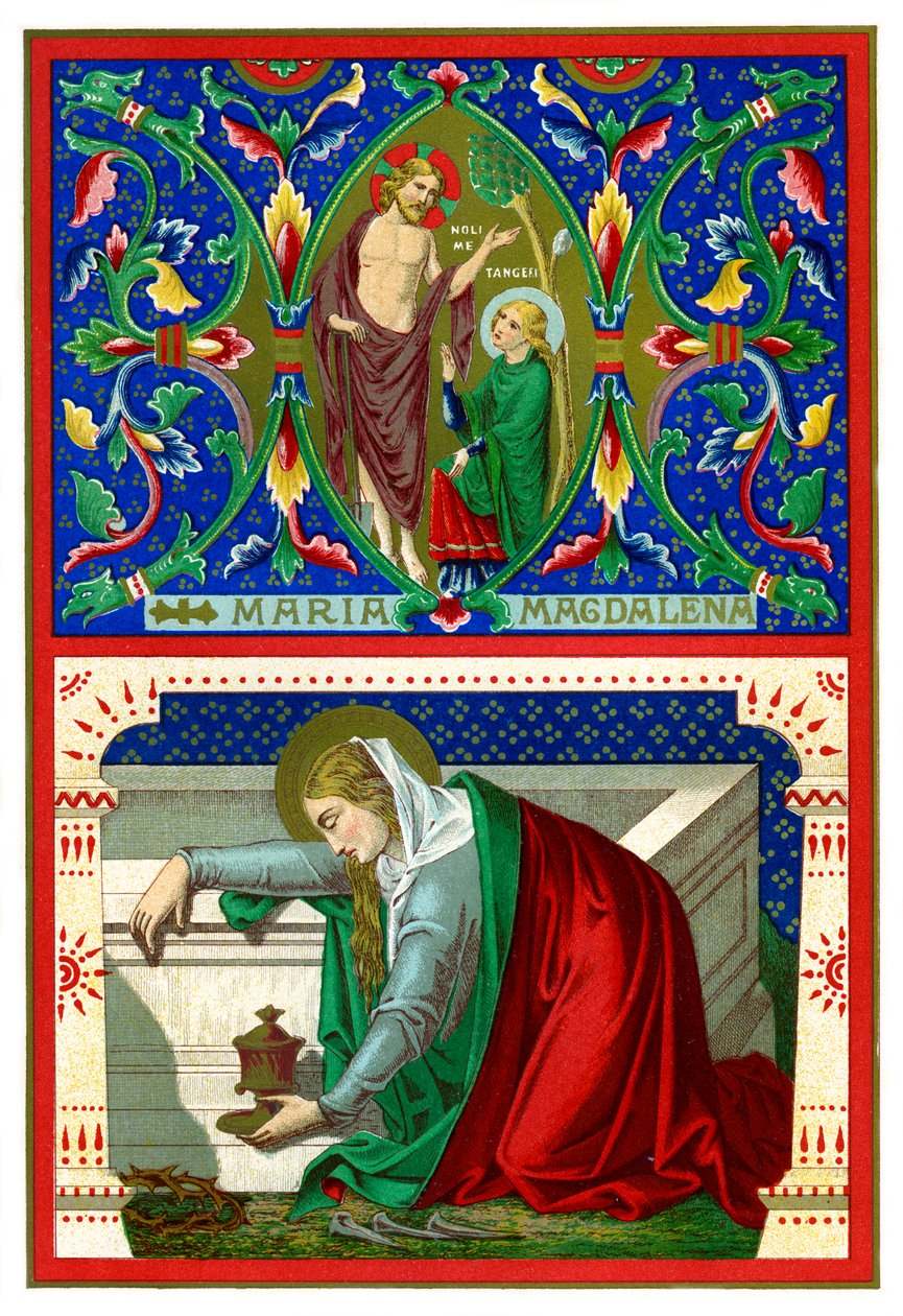Św. Maria Magdalena, 1886 r. autorstwa Unbekannt
