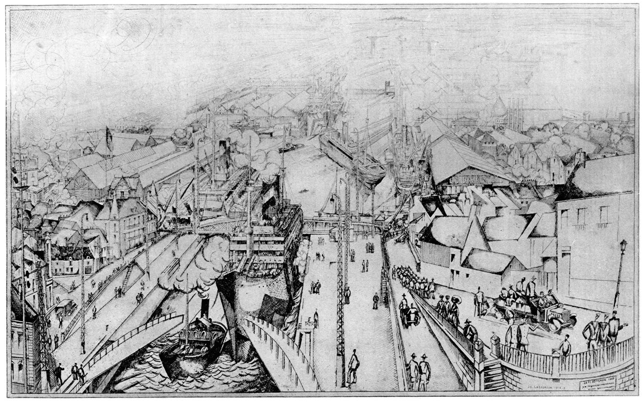 Saint-Nazaire, 1924 autorstwa Unbekannt