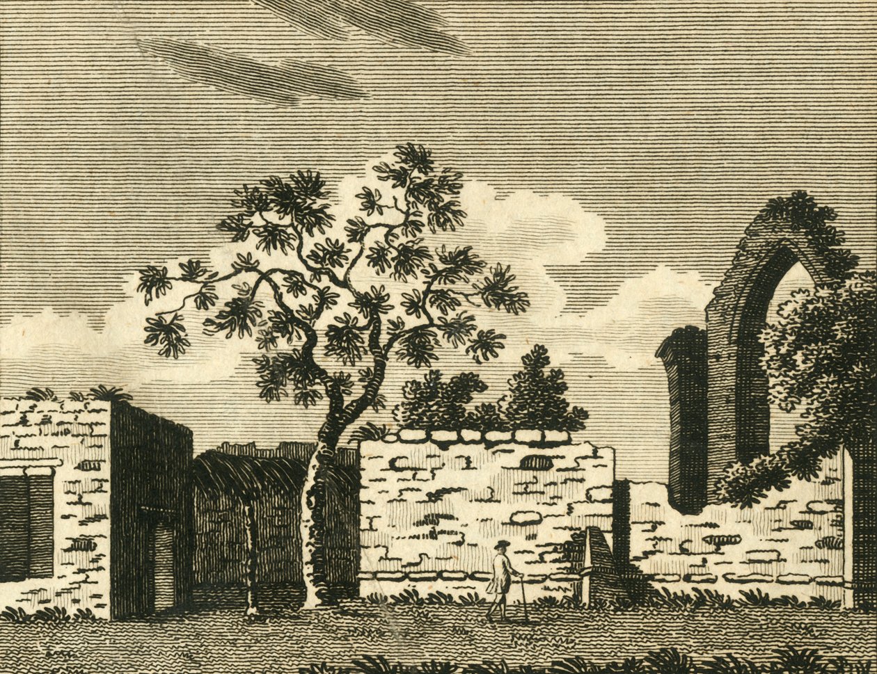 Kaplica St. Pancrace w Canterbury, ok. 1786. autorstwa Unbekannt