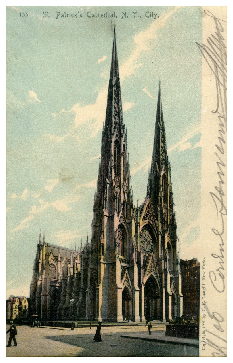 Katedra św. Patryka, Nowy Jork, Nowy Jork, USA, 1902 r. autorstwa Unbekannt