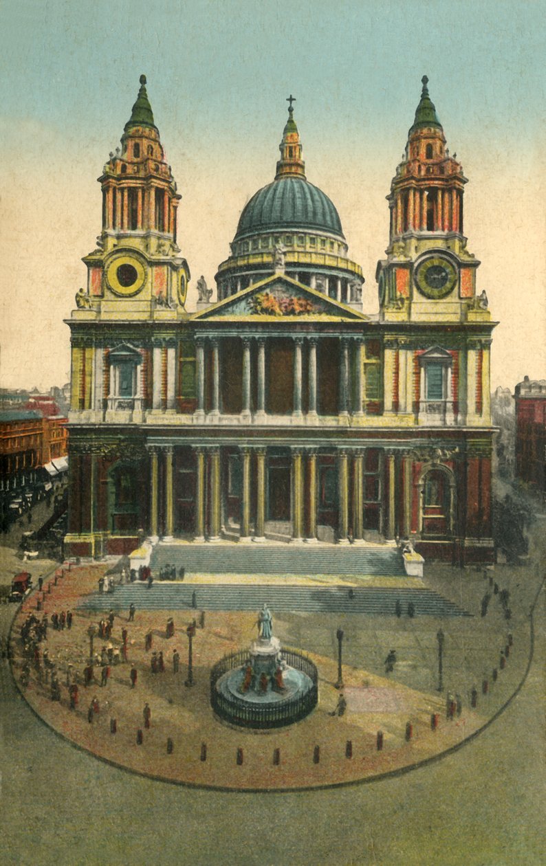 Katedra św. Pawła w Londynie, ok. 1910. autorstwa Unbekannt