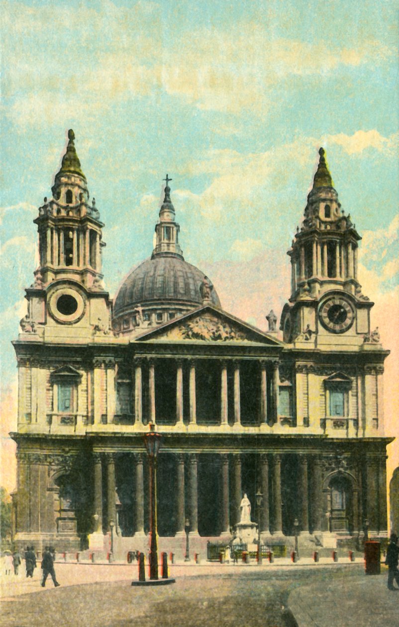 Katedra św. Pawła w Londynie, ok. 1910. autorstwa Unbekannt