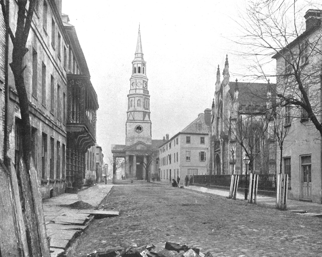 Kościół św. Philipsa, Charleston, Karolina Południowa, USA, ok. 1900. autorstwa Unbekannt