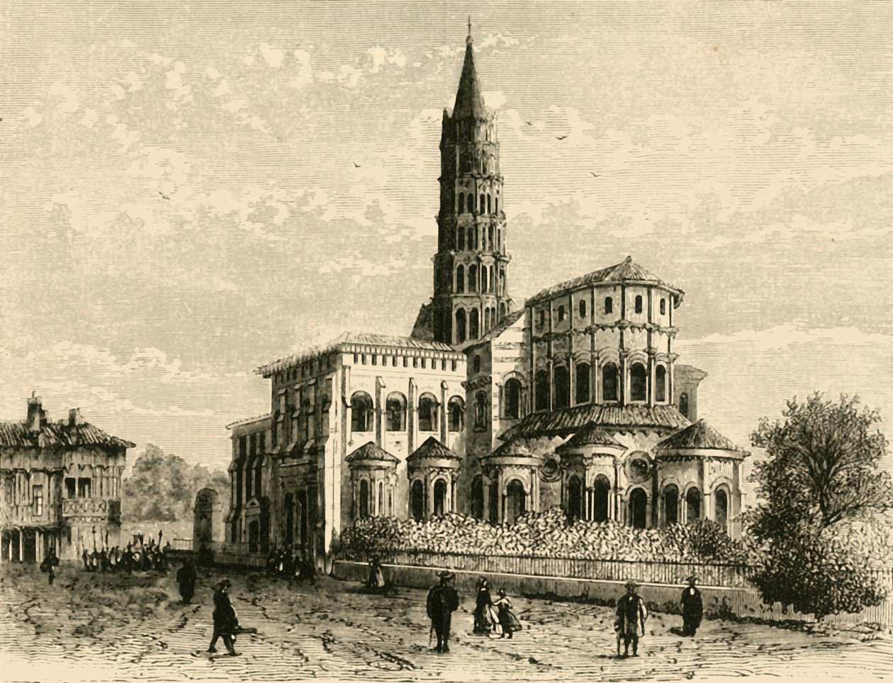 Św. Sernin, Tuluza, 1890. autorstwa Unbekannt