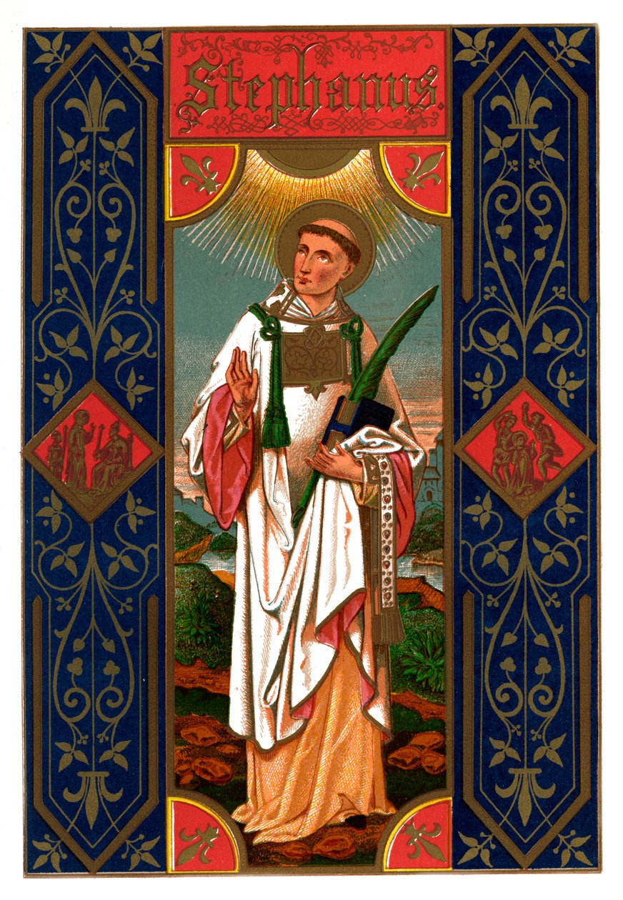 Św. Szczepan, 1886 r. autorstwa Unbekannt