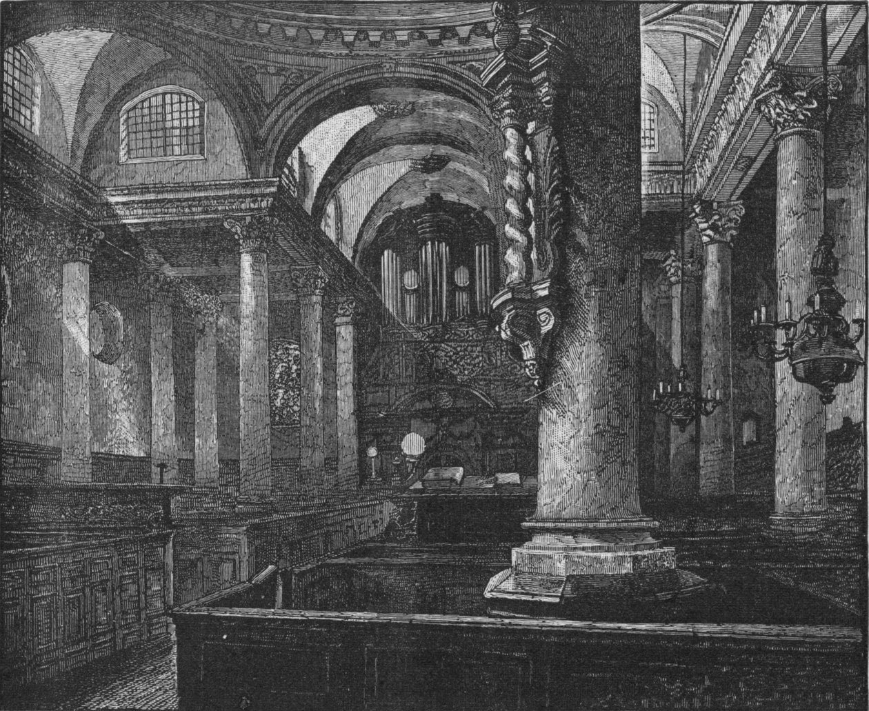 St Stephens, Walbrook, 1890 autorstwa Unbekannt